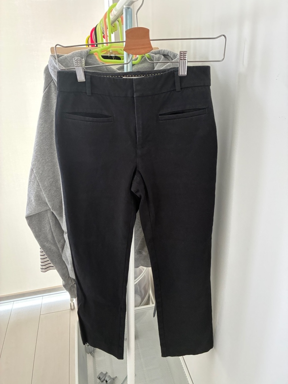 Anthropologie Black Ankle Pants